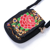 Vintage Women Embroidery Canvas Shoulder Bag Handbag Messenger