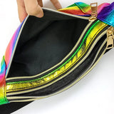 Women Laser PU Shell Messenger Bag Crossbody Bust Bag