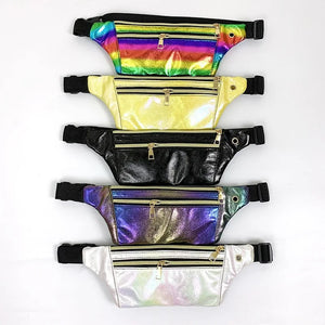 Women Laser PU Shell Messenger Bag Crossbody Bust Bag
