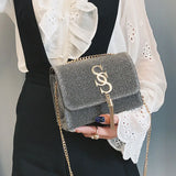 Women Small Tassel Chain Messenger Crossbody Shoulder Bag Handbags