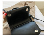 Women Soft Square Crossbody Bag with Metal Chain Shoulder