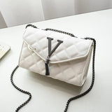 Women Embroidered Square Shoulder Crossbody Fashion Bag