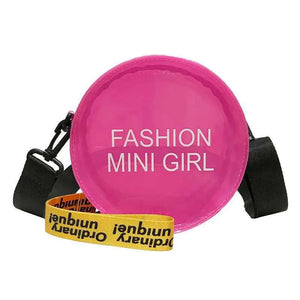 Women Transparent Candy Hand-held Small Round Jelly Messenger Shoulder Bag