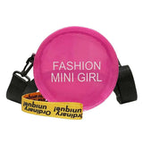 Women Transparent Candy Hand-held Small Round Jelly Messenger Shoulder Bag