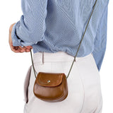 Women Leather Mini Coin Purse One-shoulder Messenger Small Bag