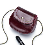 Women Leather Mini Coin Purse One-shoulder Messenger Small Bag