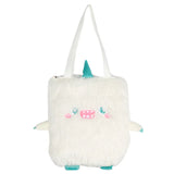 Japanese Funny Plush Handbag Embroidery Little Monster