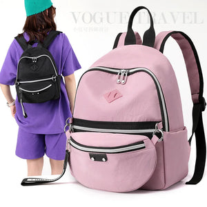 Women Style Nylon Casual Backpack Shoulder Bags Travelling Bags For Girls