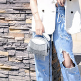 Luxuey Tassel Handbag with Bow for Women