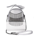 Luxuey Tassel Handbag with Bow for Women