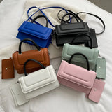 Women Texture Mini Shoulder Bag