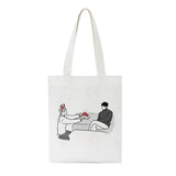 Vintage Yarichin Club Canvas Shopper Bag