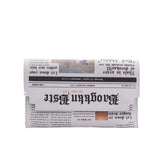 Women Newspaper Print Shoulder Bag Messenger Envelope Clutch Purse