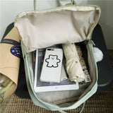 Nylon Candy Backpack Waterproof School Bags Girls Rucksack Mochila