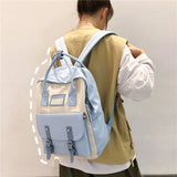 Nylon Candy Waterproof School Bags Teen Girls Backpack