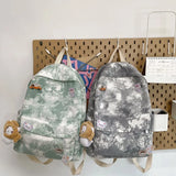 Women Nylon Backpack Candy Waterproof School Bags for Teenagers Girls