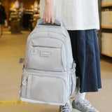 Waterproof nylon school backpack for girls