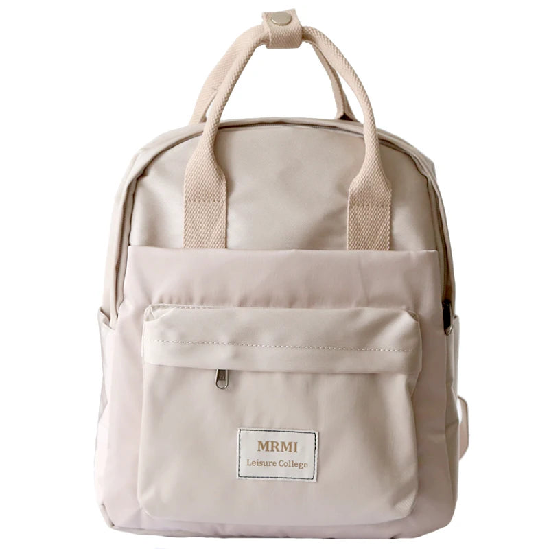 Nylon Backpack Waterproof School Bags for Teen Girls