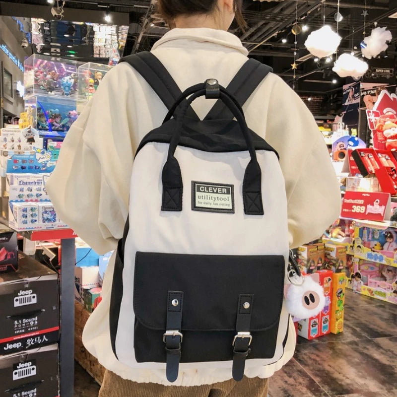 Waterproof Nylon Teen Girls Backpack