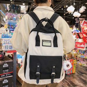 Waterproof Nylon Teen Girls Backpack