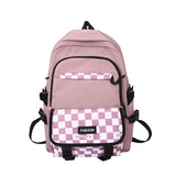 Nylon School Backpack for Girls Waterproof Patchwork Rucksack Mochila