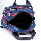 Waterproof Nylon Backpack Cute Cartoon Print Mini Shoulder Bag