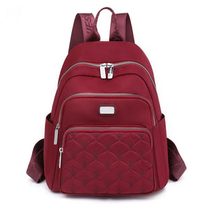 Embroidery Nylon Backpacks for Women
