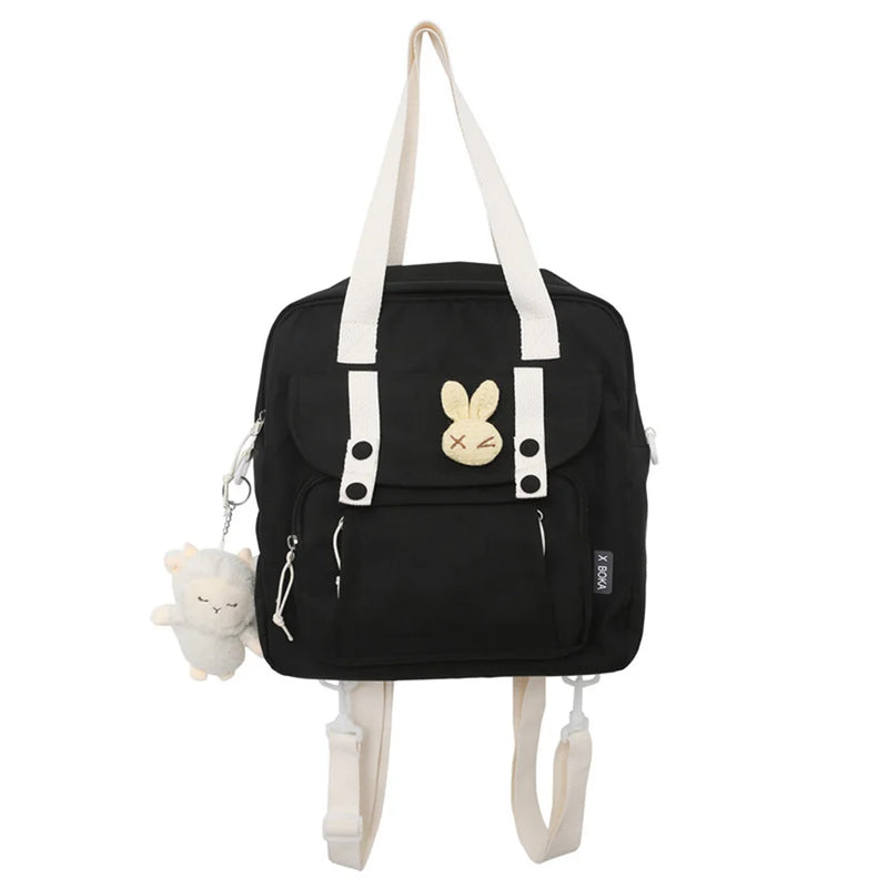 Large Capacity Unisex Nylon Backpack for Teenagers