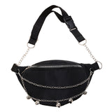 Women Nylon Butterfly Waist Bag Daily Traveling Commuter