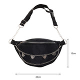 Women Nylon Butterfly Waist Bag Daily Traveling Commuter
