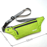 Women Nylon Waist Pack Belly Purse Waist Bag with Zipper Pocket