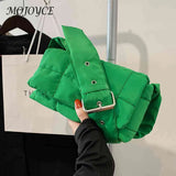 Soft Shoulder Bag Underarm Bag Flap Clutch Bag