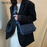 Soft Shoulder Bag Underarm Bag Flap Clutch Bag