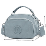 Women Nylon Crossbody Bag Lady Tote Shoulder Bag Shopping Purse Handbag Clutch