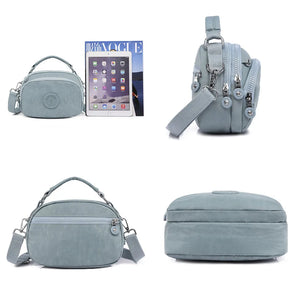 Women Nylon Crossbody Bag Lady Tote Shoulder Bag Shopping Purse Handbag Clutch