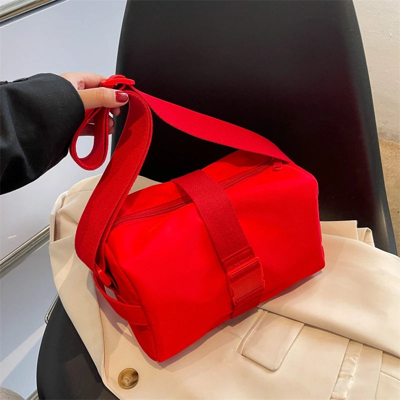 Women Nylon Crossbody Hobo Bag Sport Fitness Messenger Sling Bag