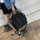 Women Nylon Large Capacity Handbag Waterproof Tote Crossbody Bag