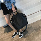 Women Nylon Large Capacity Handbag Waterproof Tote Crossbody Bag