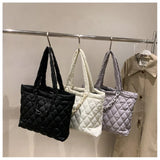 Women Nylon Shoulder Bag Winter Female Canvas Cloth Shoulder Bag