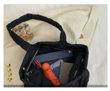 Women Nylon Shoulder Bag Winter Female Canvas Cloth Shoulder Bag