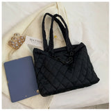 Women Nylon Shoulder Bag Winter Female Canvas Cloth Shoulder Bag