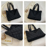 Women Nylon Shoulder Bag Winter Female Canvas Cloth Shoulder Bag