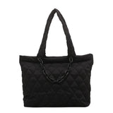 Women Nylon Shoulder Bag Winter Female Canvas Cloth Shoulder Bag
