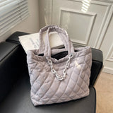 Women Nylon Shoulder Bag Winter Female Canvas Cloth Shoulder Bag