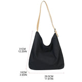 Women Nylon Shoulder Bag Casual Hobo Bags Tote Bags Lightweight Shopping Bag