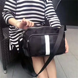 Colorblock Nylon Shoulder Bag for Women