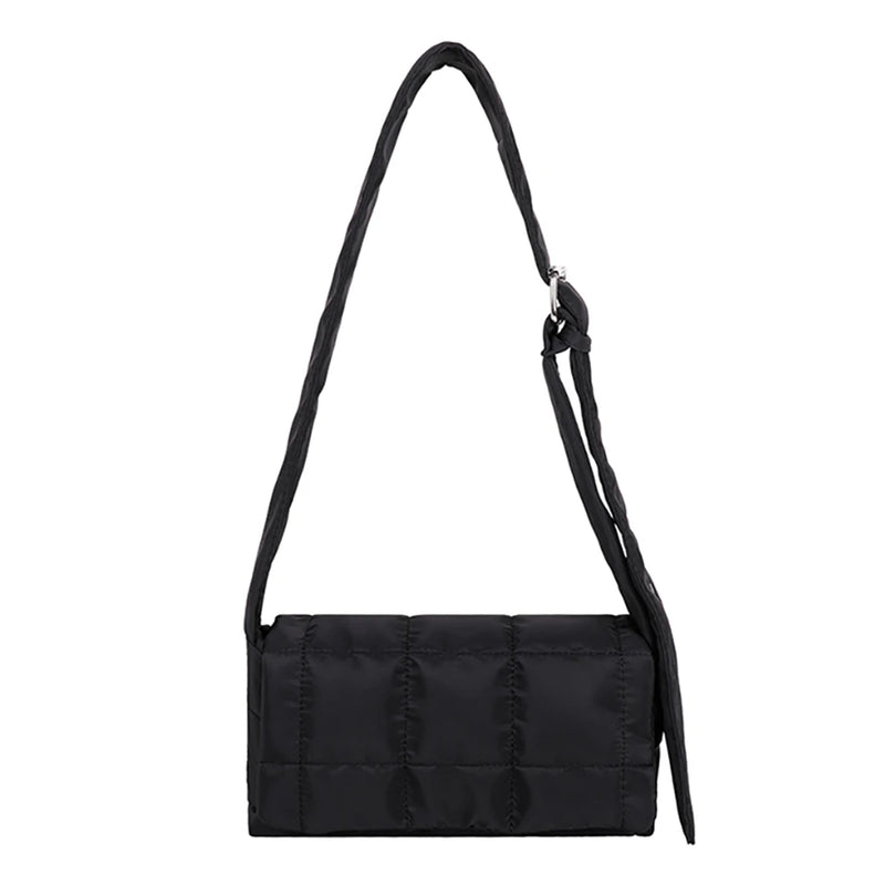 Nylon Shoulder Bag Creative Square Messenger Handbag