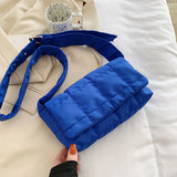 Nylon Shoulder Bag Creative Square Messenger Handbag