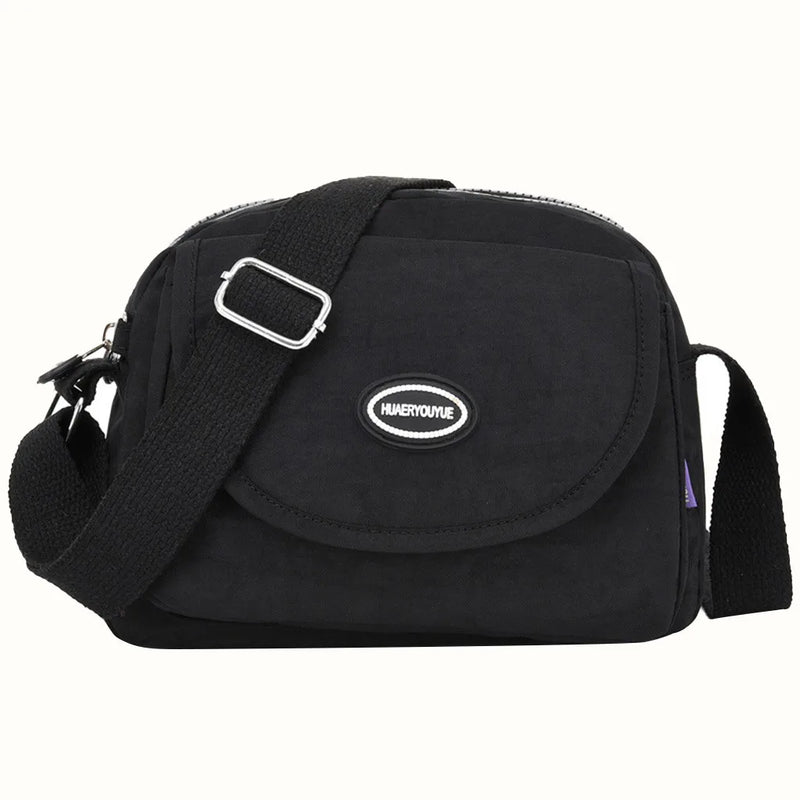 Women Nylon Shoulder Bag Waterproof Small Handbag Female Casual Shoulder Bag