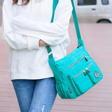 Nylon Shoulder Bags Zipper Handbag Crossbody Bag